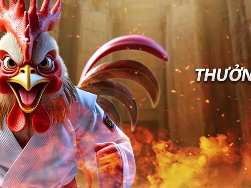 Hình ảnh gà đá cựa sắt, thể hiện sự mạnh mẽ và quyết liệt của loại hình này.